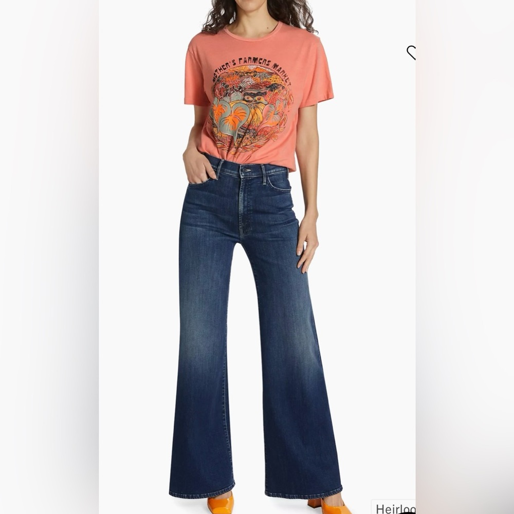 Mother jeans, the hustler roller heel,